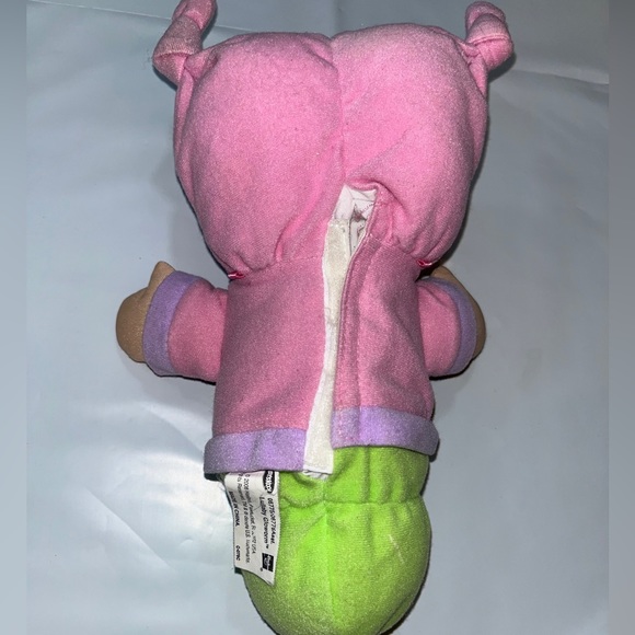 Gloworm Pink Green Glow Worm Hasbro 2008 Musical Night Light Doll use batteries - Picture 10 of 13